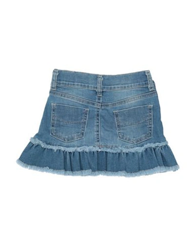 Shop Piccola Ludo Denim Skirt In Blue