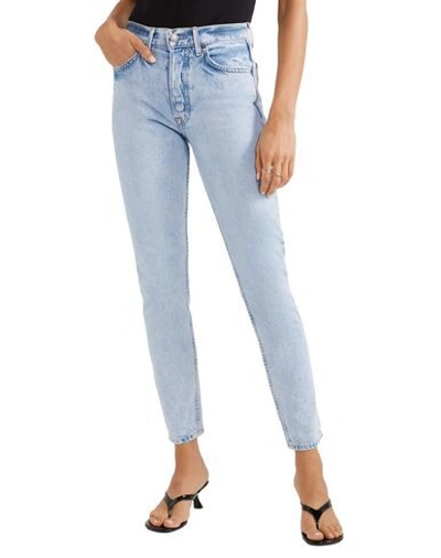 Shop Grlfrnd Woman Jeans Blue Size 31 Cotton