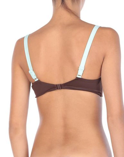 Shop Freya Bikini Tops In Dark Brown