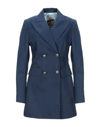 Shop History Repeats Suit Jackets In Dark Blue