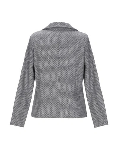 Shop Le Tricot Perugia Suit Jackets In Grey