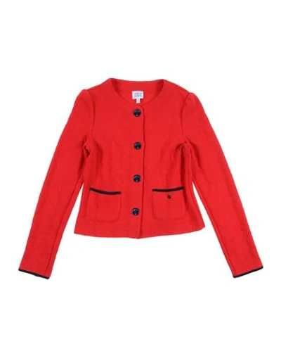 Shop Armani Junior Suit Jackets In Red