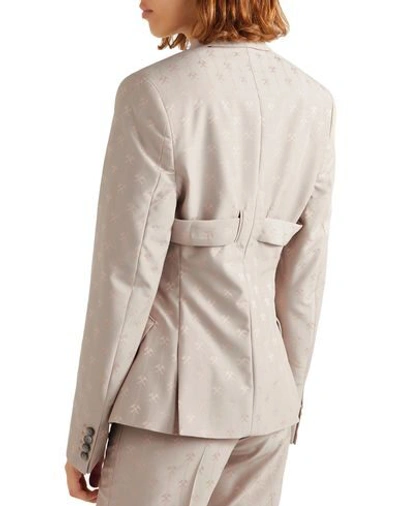 Shop Gmbh Woman Blazer Beige Size 10 Wool, Polyester