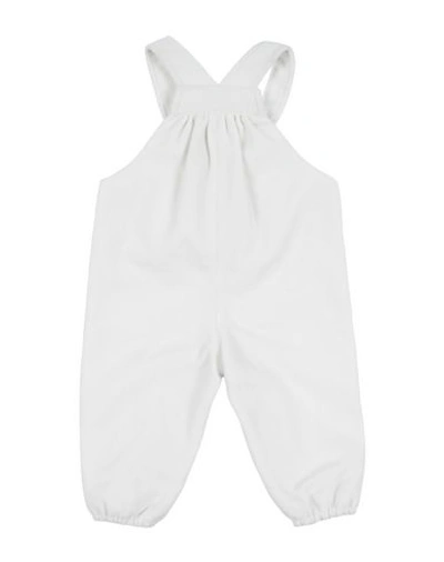 Shop La Stupenderia Baby Overalls In White