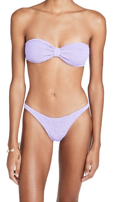Shop Hunza G Jean Bikini Set Lilac