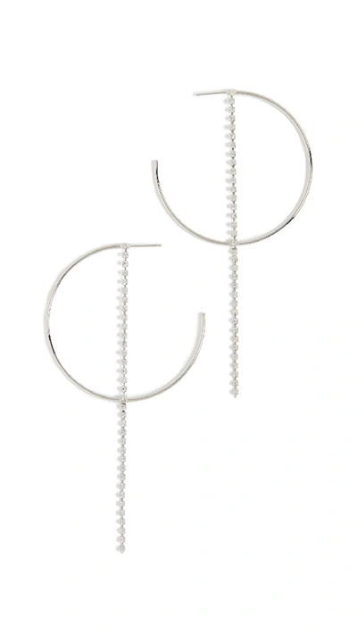 Shop Justine Clenquet Milla Earrings In Silver