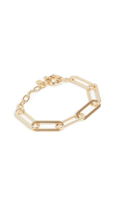 Shop Baublebar Hera Link Bracelet In Gold
