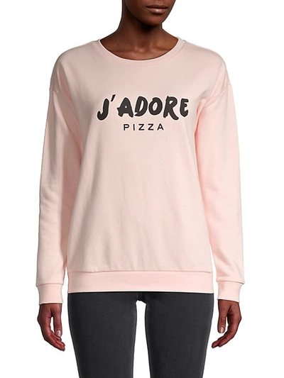 Shop South Parade Raglan Sleeve Graphic Sweatshirt In Pink