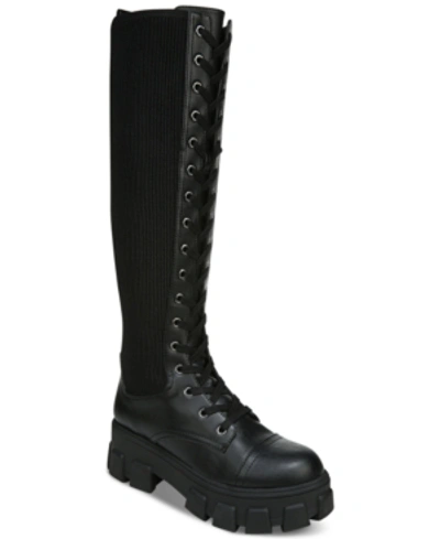 Shop Circus By Sam Edelman Women's Dinah Lace-up Lug Sole Combat Boots Women's Shoes In Black