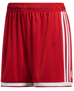 red adidas shorts womens