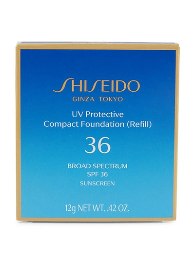 Shop Shiseido Uv Protective Compact Foundation Refill Broad Spectrum Spf 36 In Medium Orche