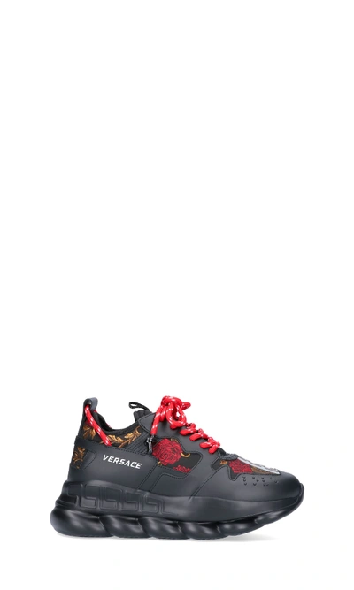 Shop Versace Sneakers In Mullticolor