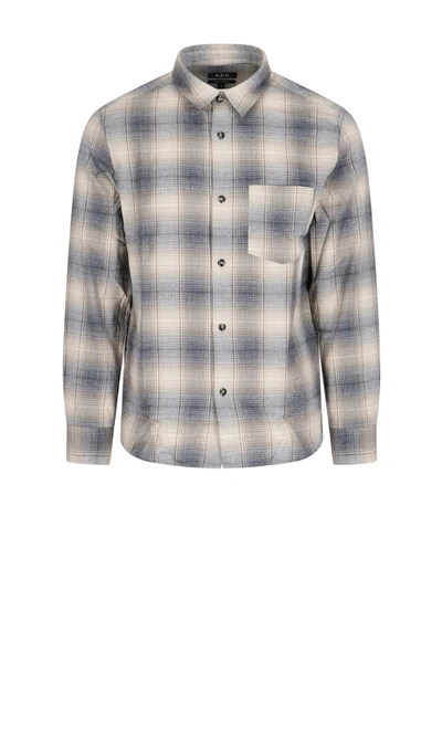 Shop A.p.c. Shirt In Beige