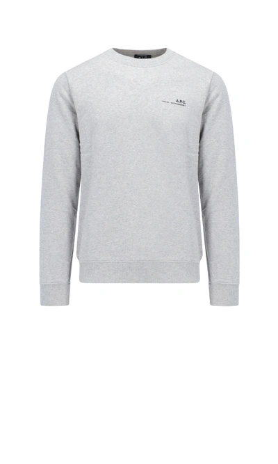 Shop Apc Sweater In Grey