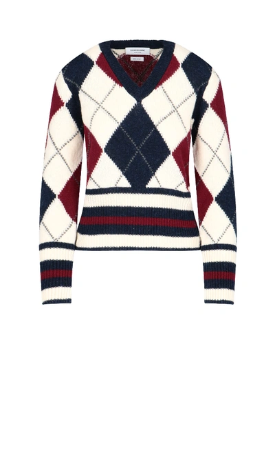 Shop Thom Browne Sweater In Multicolor