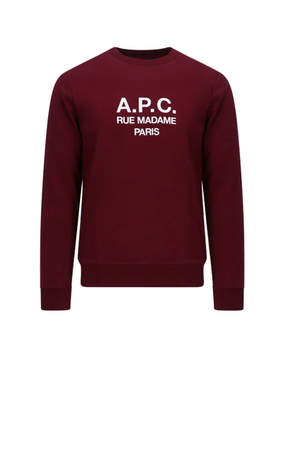 Shop Apc Sweater In Red
