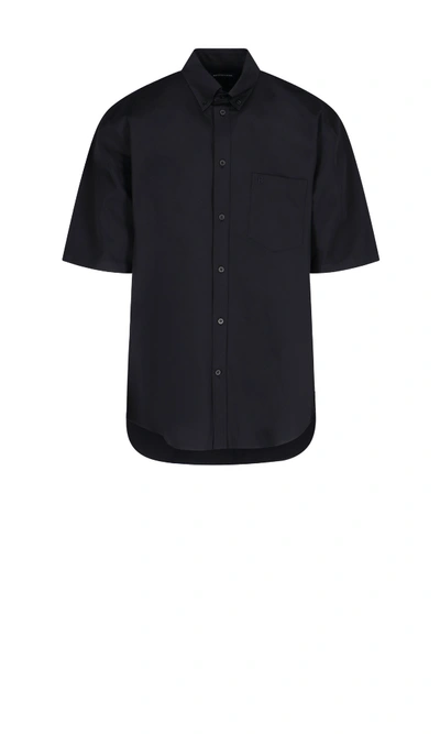 Shop Balenciaga Symbolic Logo Shirt In Black