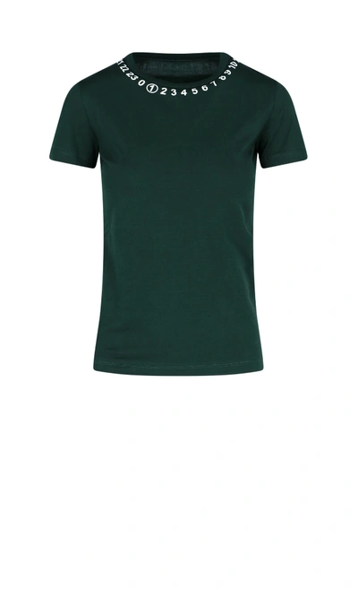 Shop Maison Margiela T-shirt In Green