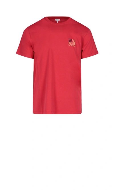 Shop Loewe T-shirt In Red