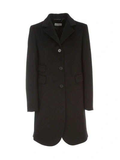 Shop Alberto Biani Classic Coat In Nero