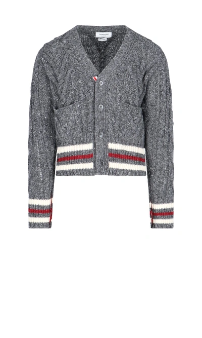 Shop Thom Browne Sweater In Grey