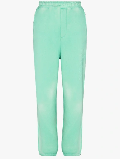 Shop We11 Done Track Pants In Green