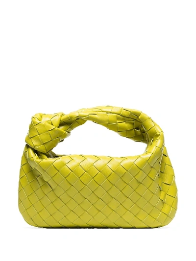 KIWI GOLD JODIE WOVEN LEATHER MINI BAG