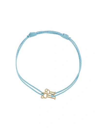Shop Aliita Family Charm Bracelet In Blue