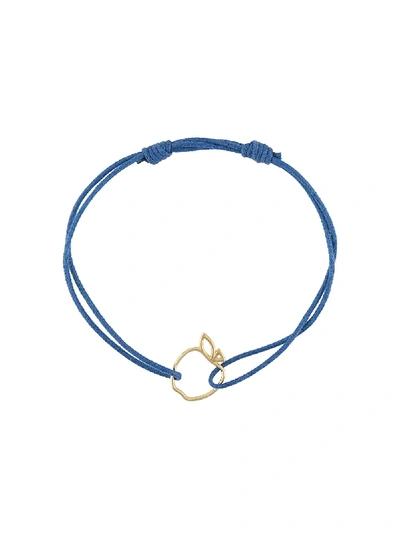 Shop Aliita Apple Charm Bracelet In Blue