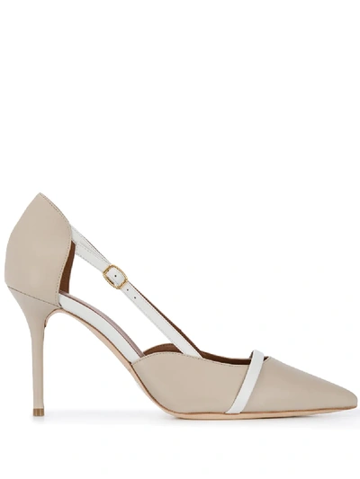 Shop Malone Souliers Marlow Pointed-toe Pumps In Neutrals