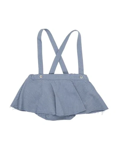 Shop Message In The Bottle Baby Overalls In Blue