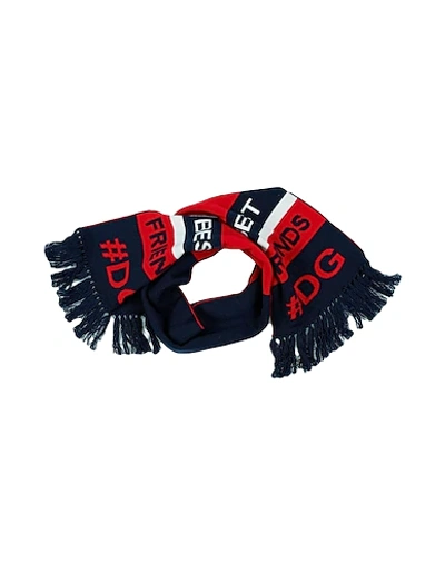 Shop Dolce & Gabbana Scarves In Dark Blue