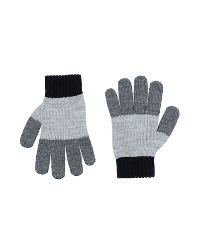 Shop Armani Junior Gloves In Lead