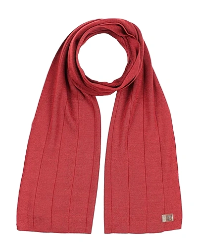 Shop Timberland Scarves In Maroon
