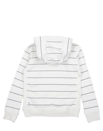Shop Armani Junior Sweatshirt In Ivory