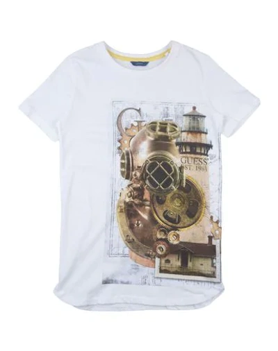 Shop Guess T-shirt In White
