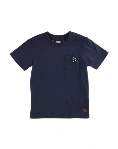 Shop Macchia J T-shirts In Dark Blue