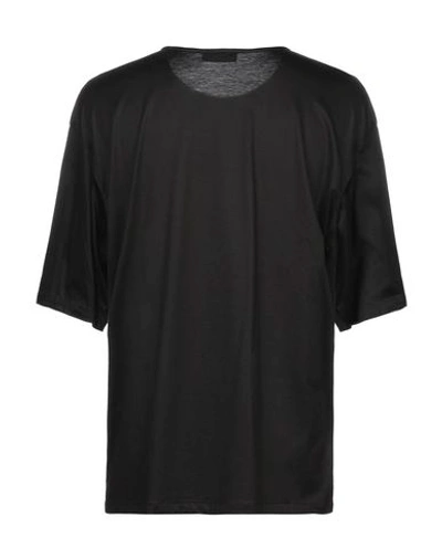 Shop Lownn T-shirts In Black