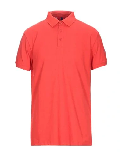 Shop Invicta Polo Shirts In Red