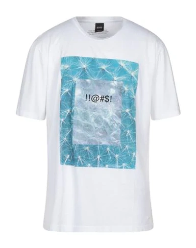 Shop Hugo Boss T-shirts In White