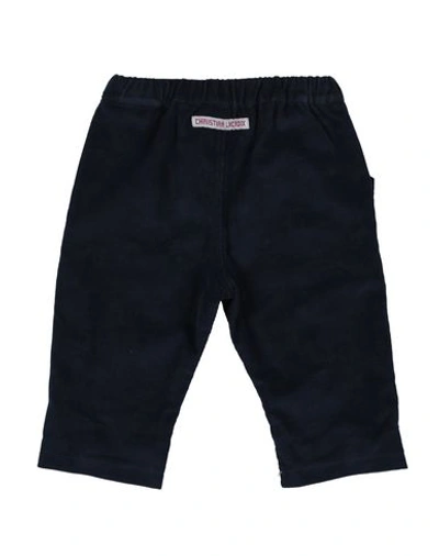 Shop Christian Lacroix Casual Pants In Dark Blue