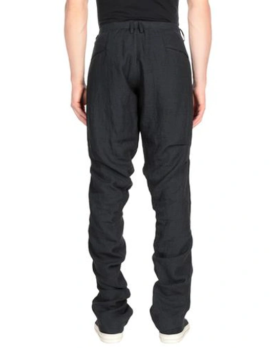 Shop Devoa Casual Pants In Steel Grey