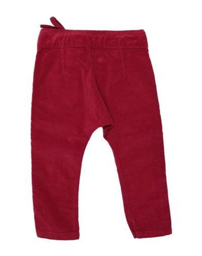 Shop Patrizia Pepe Casual Pants In Brick Red