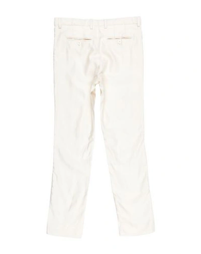 Shop Dolce & Gabbana Casual Pants In Ivory