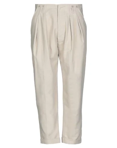 Shop Katharine Hamnett London Man Pants Light Grey Size 31 Cotton