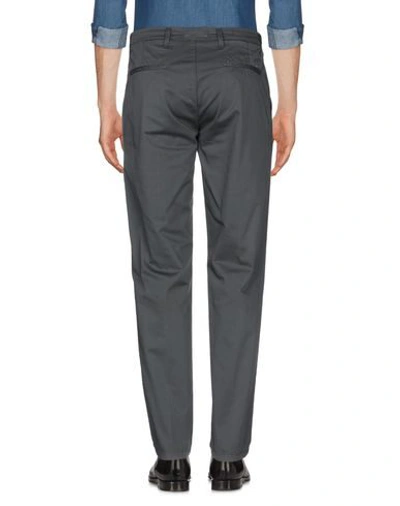 Shop Trussardi Pants In Grey