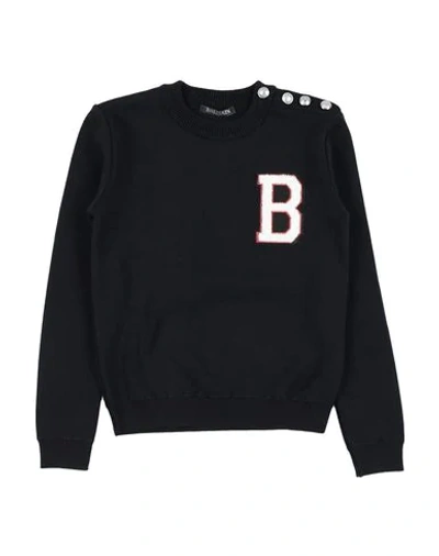 Shop Balmain Sweaters In Dark Blue