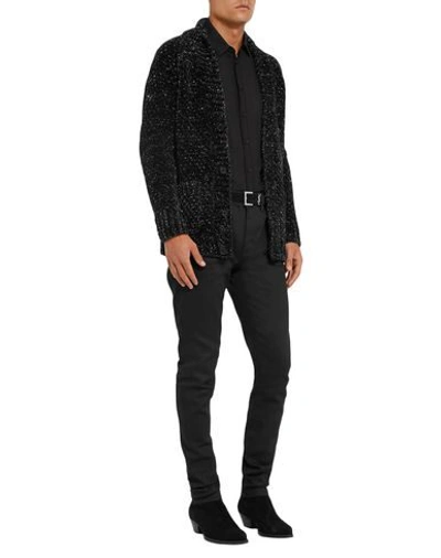 Shop Saint Laurent Cardigans In Black