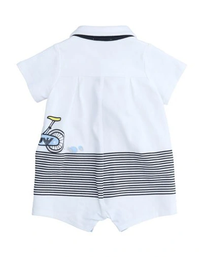 Shop Armani Junior Romper In White