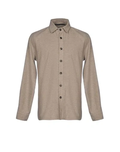 Shop The Silted Company Solid Color Shirt In Dove Grey